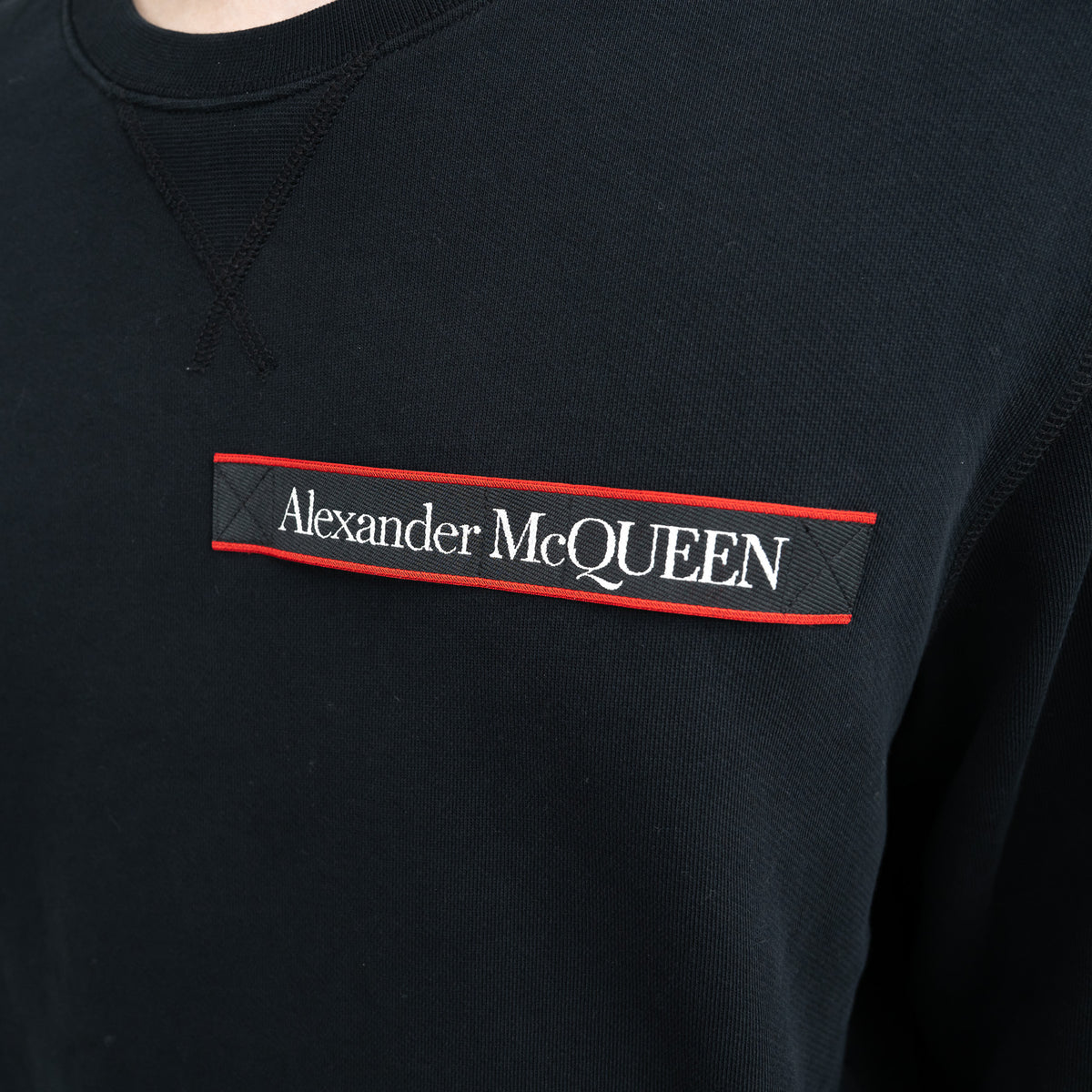 Alexander McQueen Black Sweatshirt with Logo Size XL
