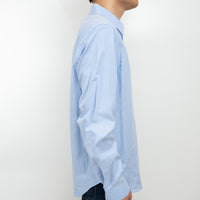 Gucci Blue Button Up with Embroidered Bee Detail Size 41