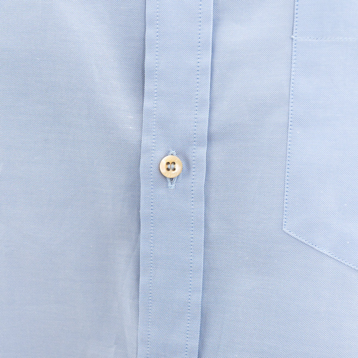 Gucci Blue Button Up with Embroidered Bee Detail Size 41