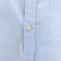 Gucci Blue Button Up with Embroidered Bee Detail Size 41