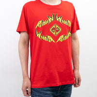 Gucci Red Cotton Graphic T-Shirt Size M