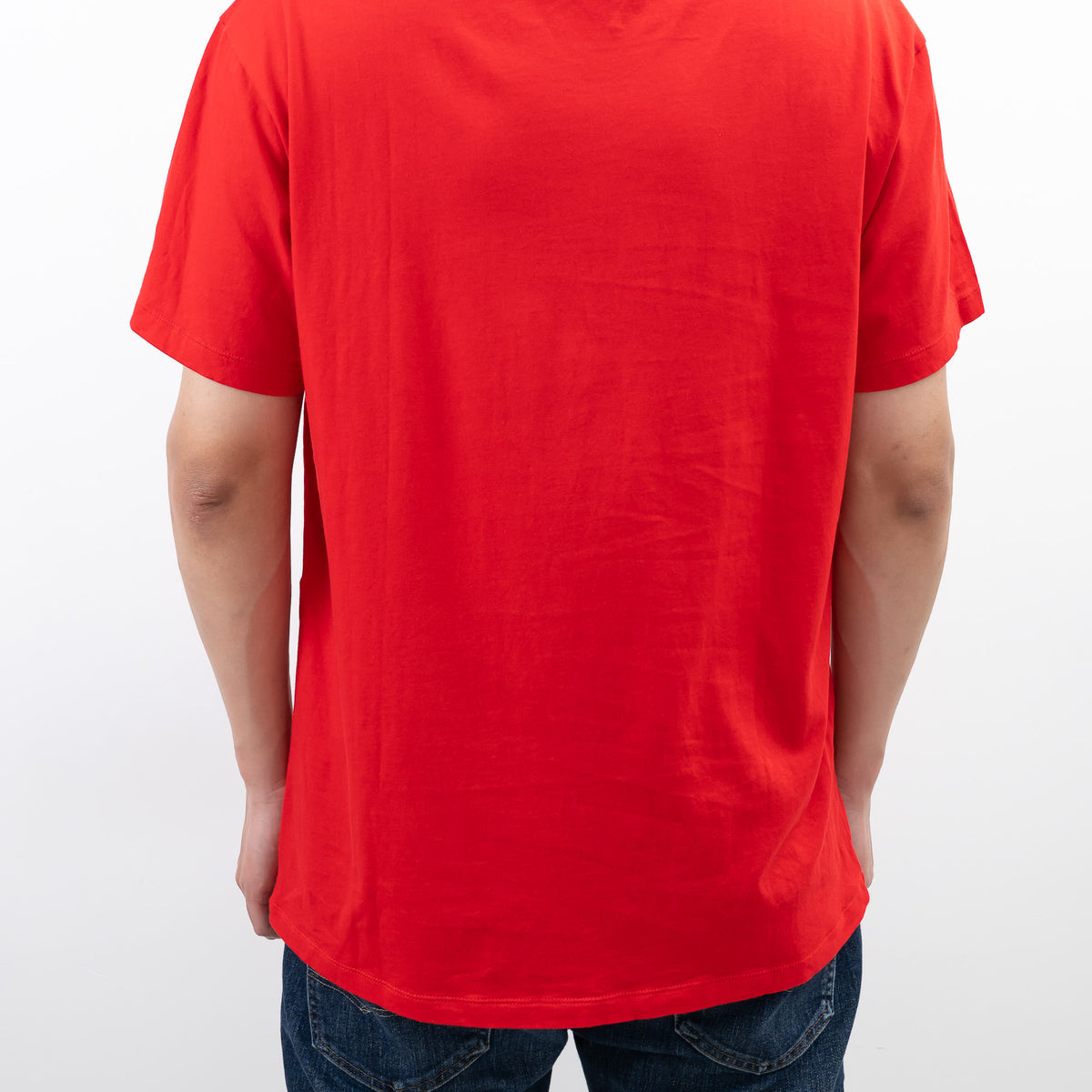 Gucci Red Cotton Graphic T-Shirt Size M