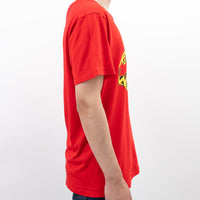 Gucci Red Cotton Graphic T-Shirt Size M