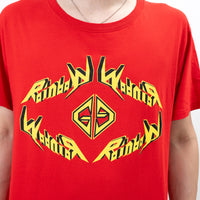 Gucci Red Cotton Graphic T-Shirt Size M