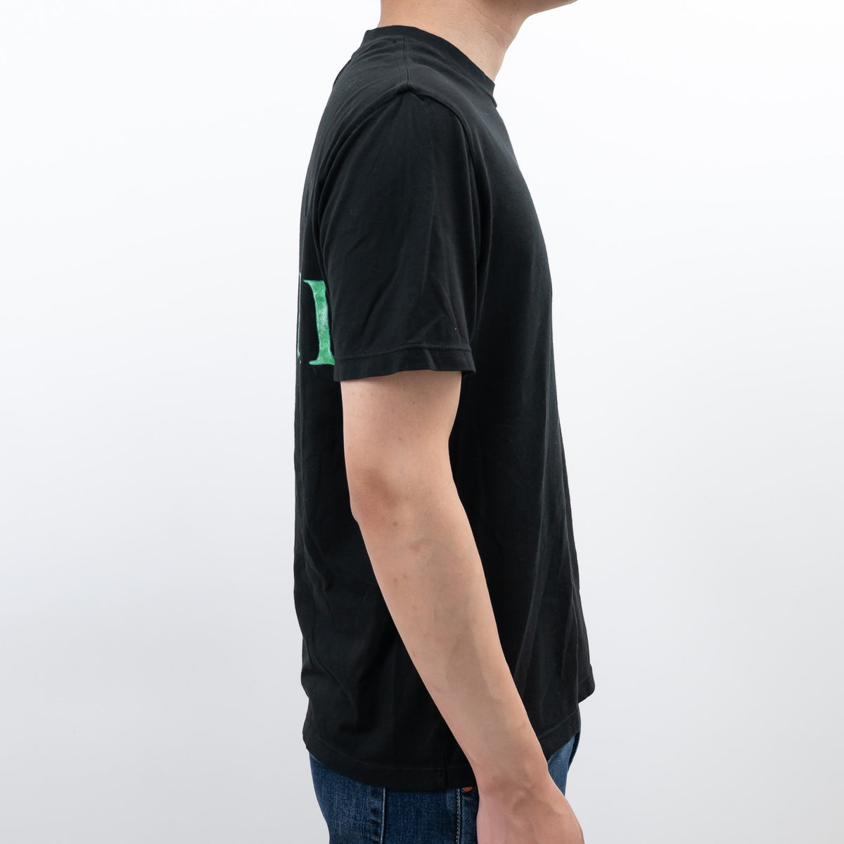 Amiri Black Cotton Green Graphic T-Shirt Size 34