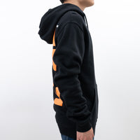 Off-White Black Cotton Orange Graphic Print Sweater Size L