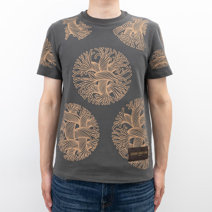 Louis Vuitton Grey Cotton Christopher Nemeth T-shirt Size S