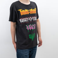 Gucci Black Cotton Graphic T-shirt SIze L