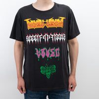 Gucci Black Cotton Graphic T-shirt SIze L