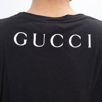 Gucci Black Cotton Graphic T-shirt SIze L