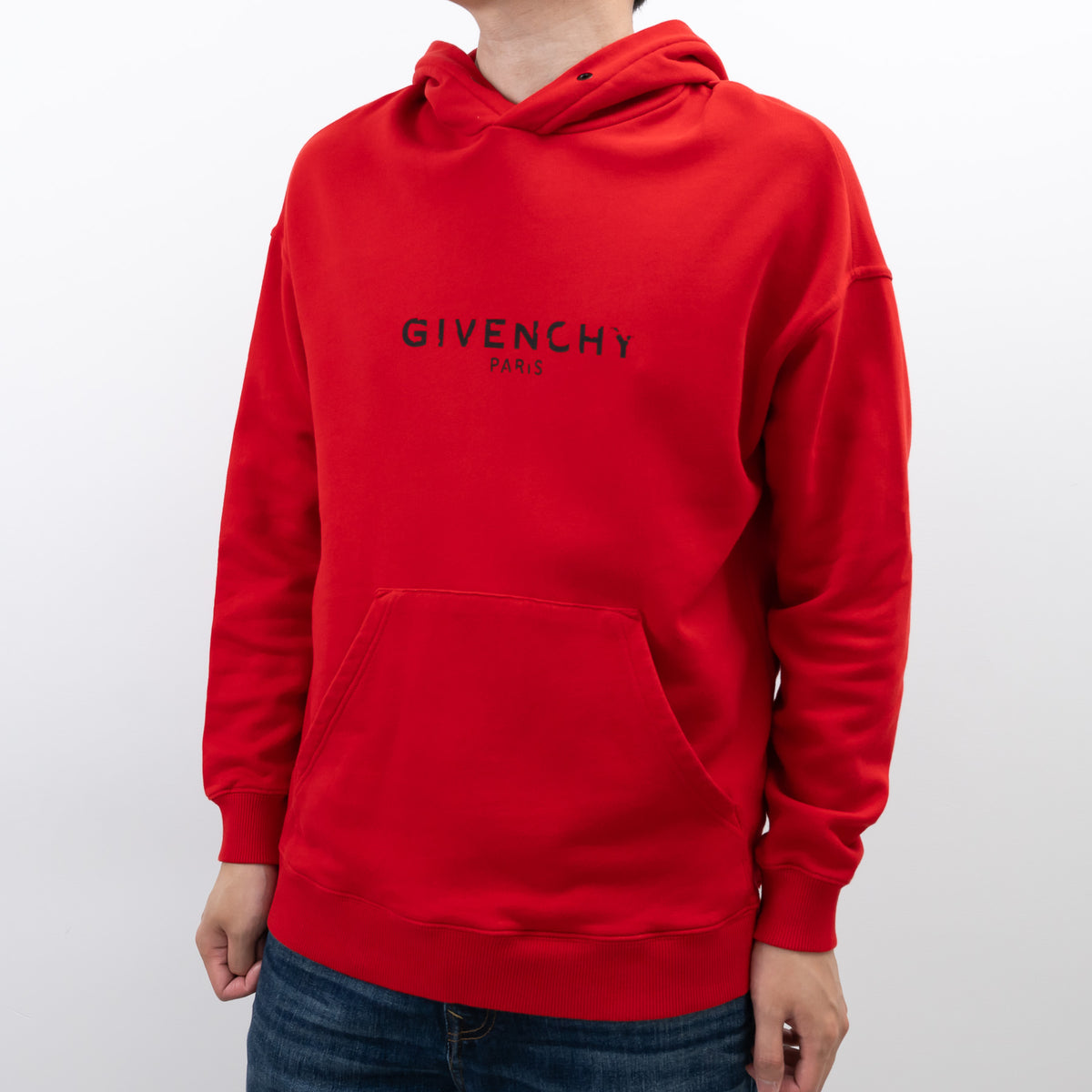 Givenchy Red Cotton Hoodie Size XS/M