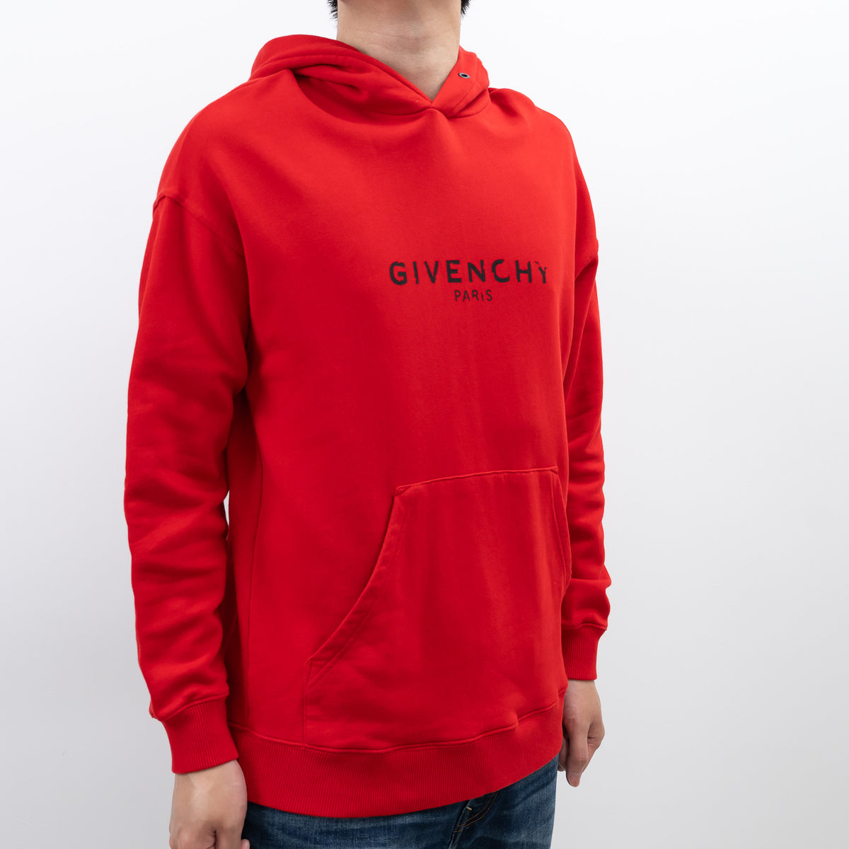 Givenchy Red Cotton Hoodie Size XS/M