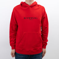 Givenchy Red Cotton Hoodie Size XS/M