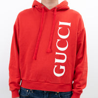 Gucci Red Cotton Hoodie Size XS