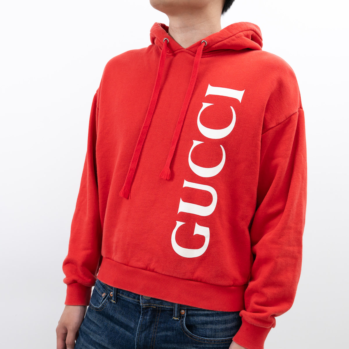 Gucci Red Cotton Hoodie Size XS
