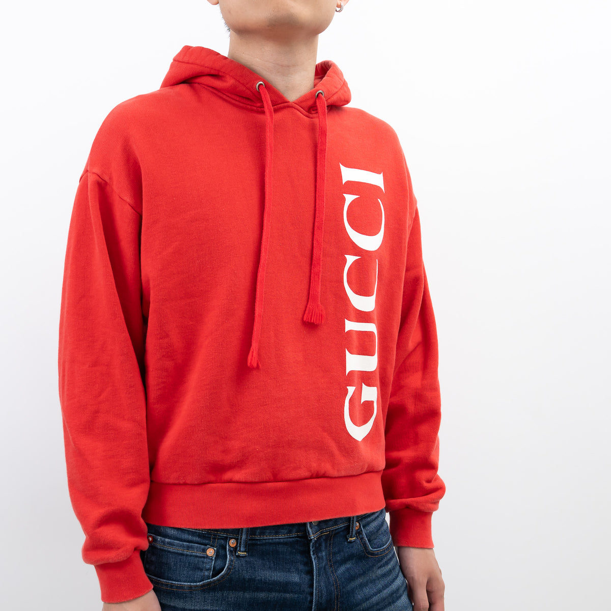 Gucci Red Cotton Hoodie Size XS