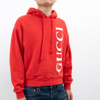 Gucci Red Cotton Hoodie Size XS