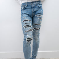 Amiri Blue Denim Ripped Jeans Size 29