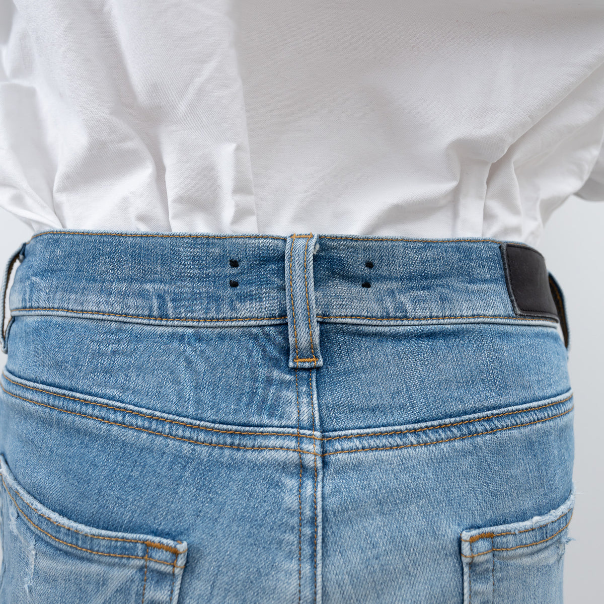 Amiri Blue Denim Ripped Jeans Size 29