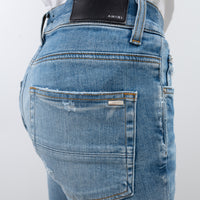 Amiri Blue Denim Ripped Jeans Size 29