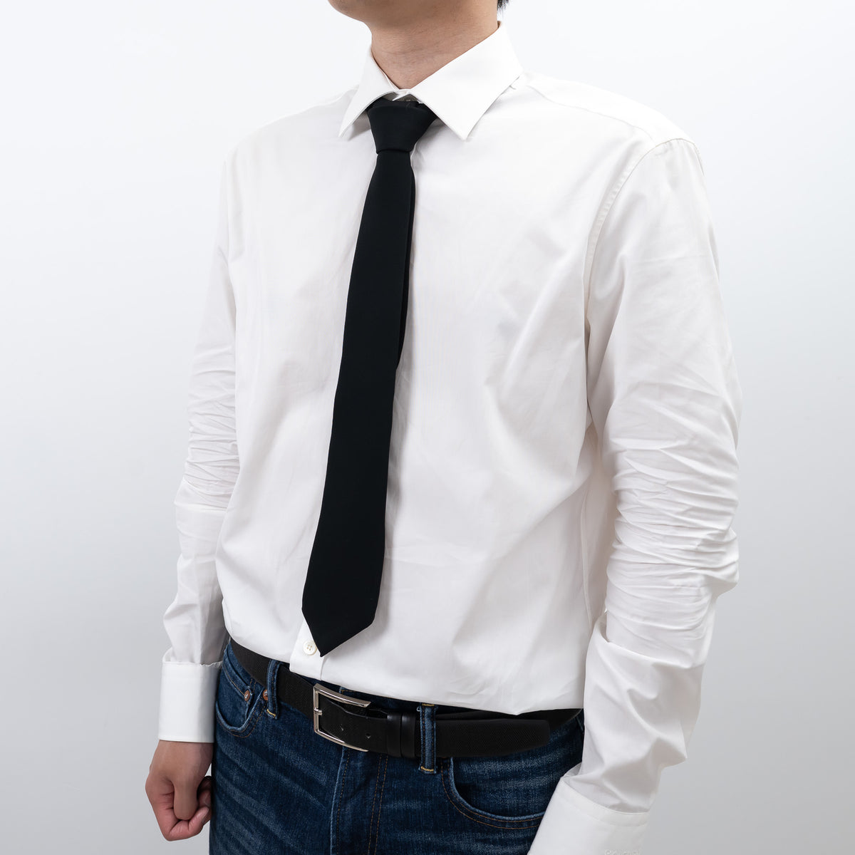 Gucci Black Silk Tie