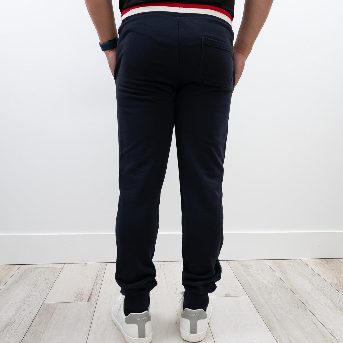 Gucci Black GG Jacquard Sweatpants Size M