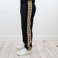 Gucci Black GG Jacquard Sweatpants Size M