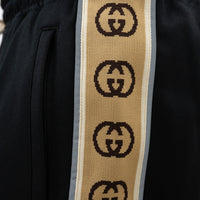 Gucci Black GG Jacquard Sweatpants Size M
