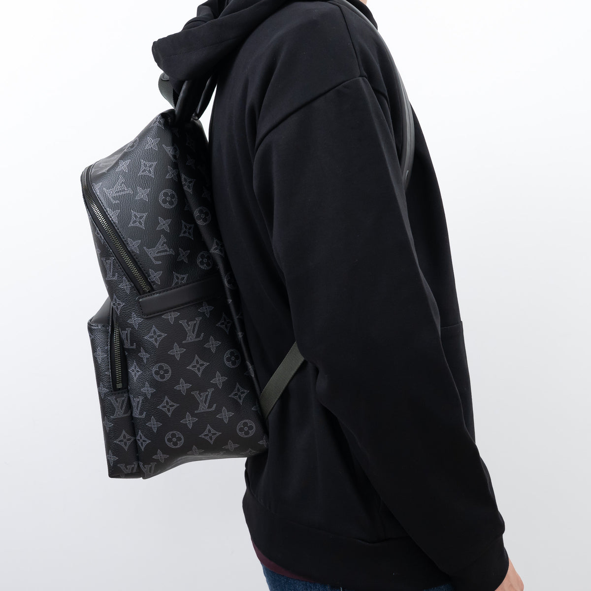 Louis Vuitton Black Vivienne Monogram Eclipse Backpack