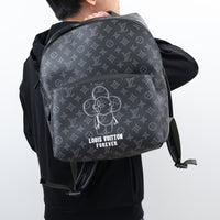 Louis Vuitton Black Vivienne Monogram Eclipse Backpack