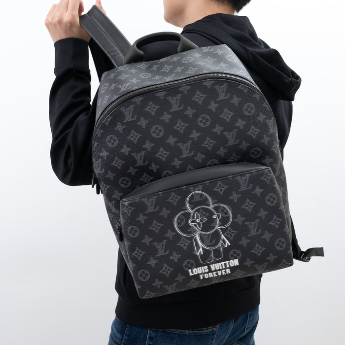 Louis Vuitton Black Vivienne Monogram Eclipse Backpack