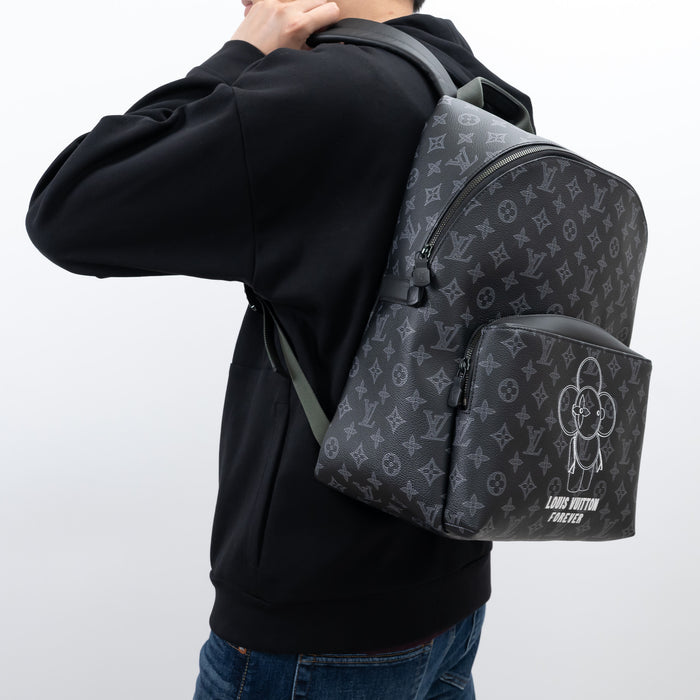 Louis Vuitton Black Vivienne Monogram Eclipse Backpack