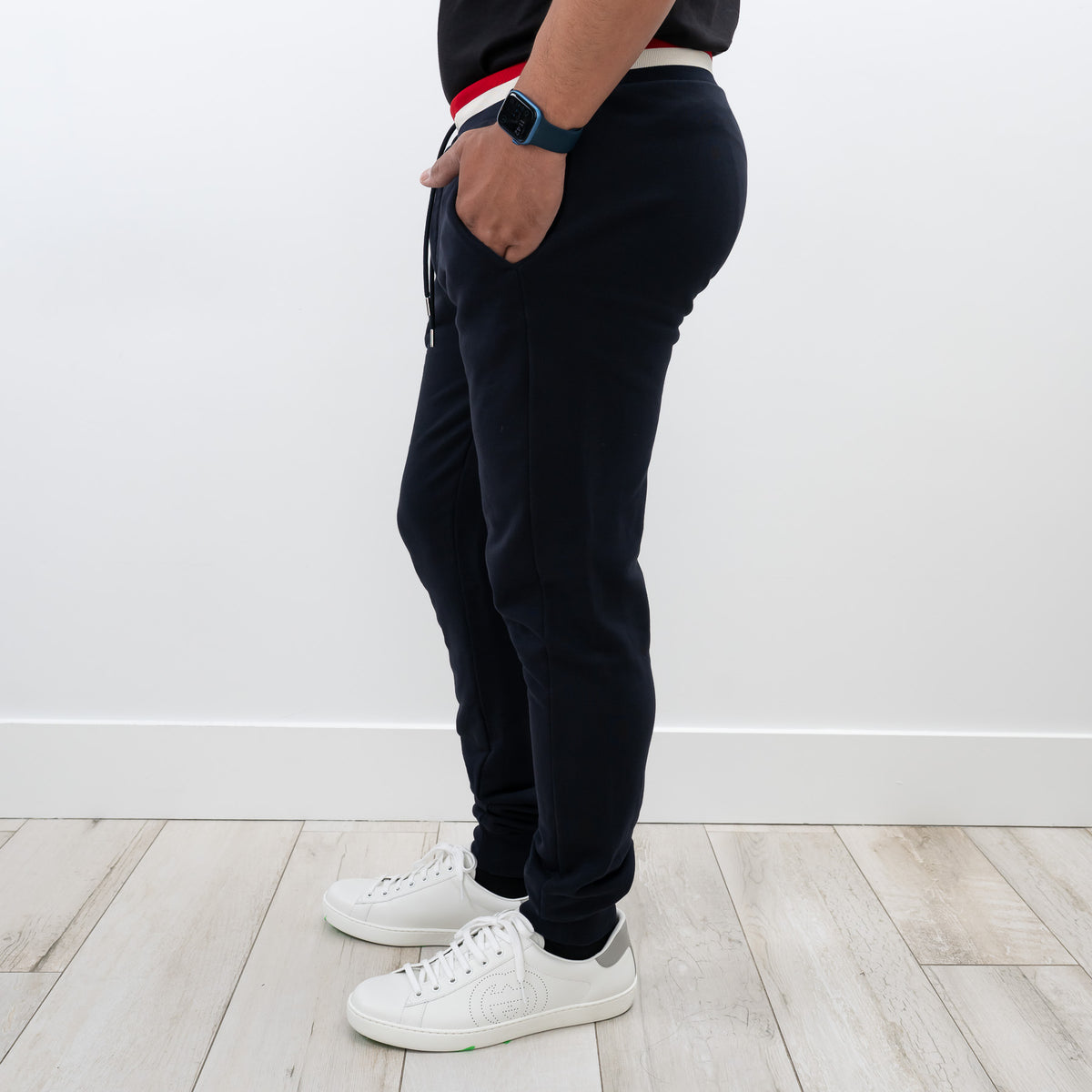 Gucci Black GG Jacquard Sweatpants Size M