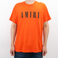 Amiri Orange Cotton T-Shirt Size 38