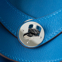 Hermes Bleu Zanzibar Swift Leather Lindy 34