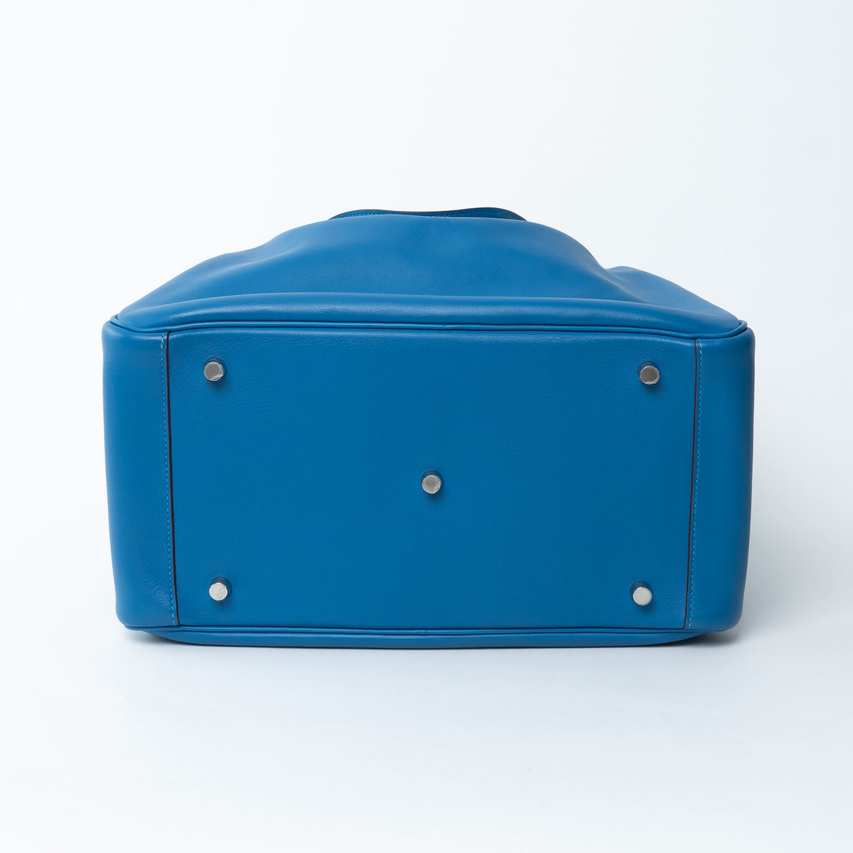 Hermes Bleu Zanzibar Swift Leather Lindy 34