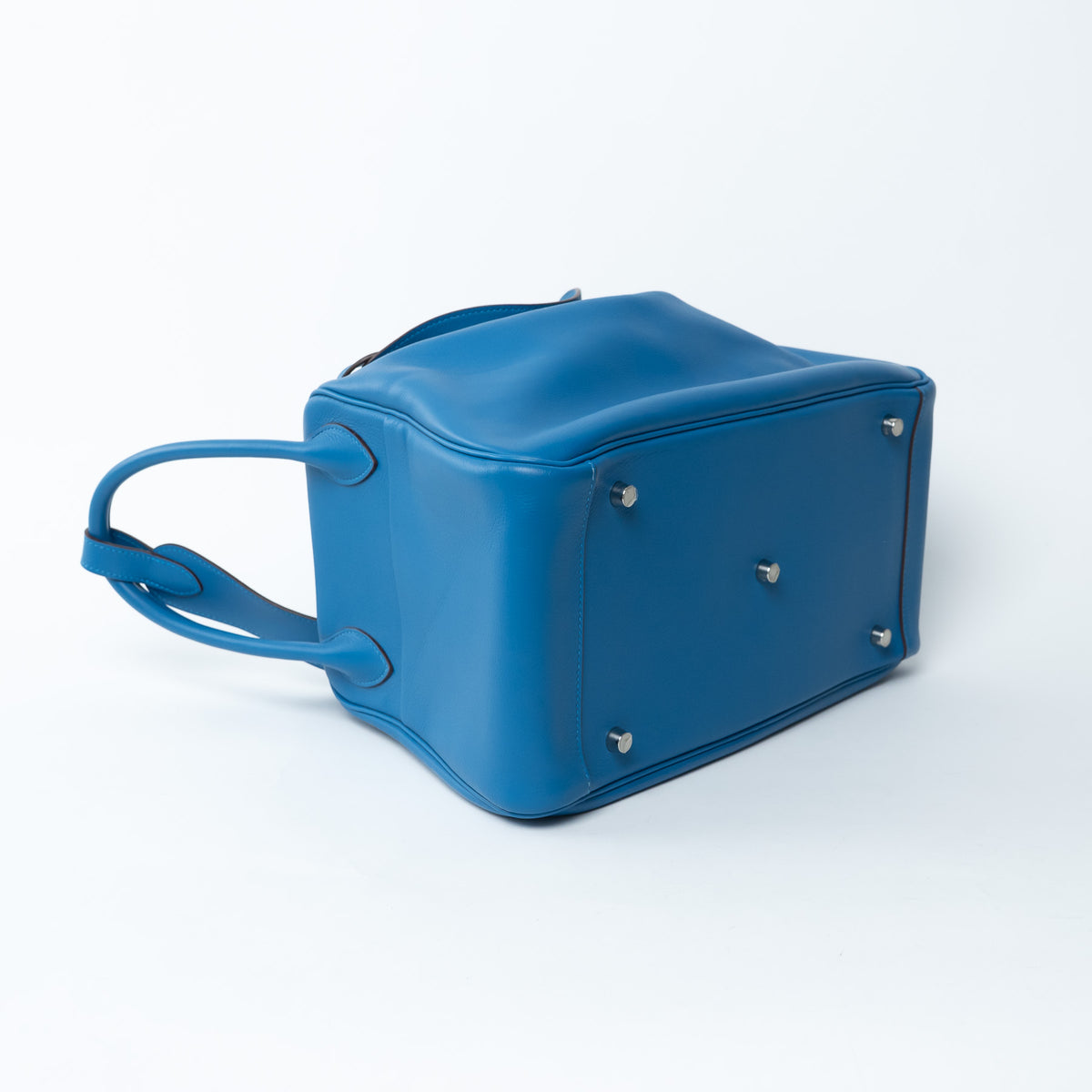 Hermes Bleu Zanzibar Swift Leather Lindy 34