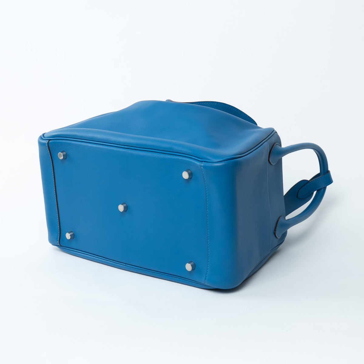 Hermes Bleu Zanzibar Swift Leather Lindy 34