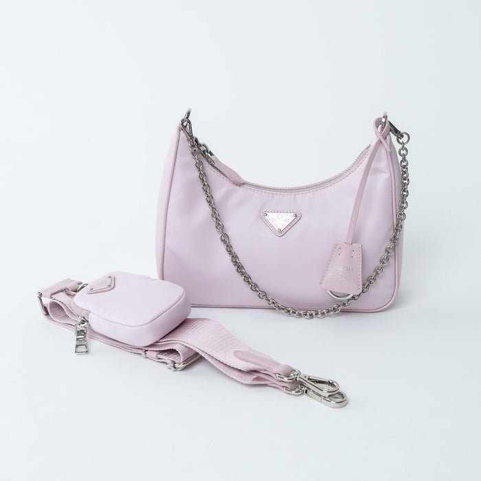 Prada Re-Nylon Re-Edition 2005 Handbag in Alabaster