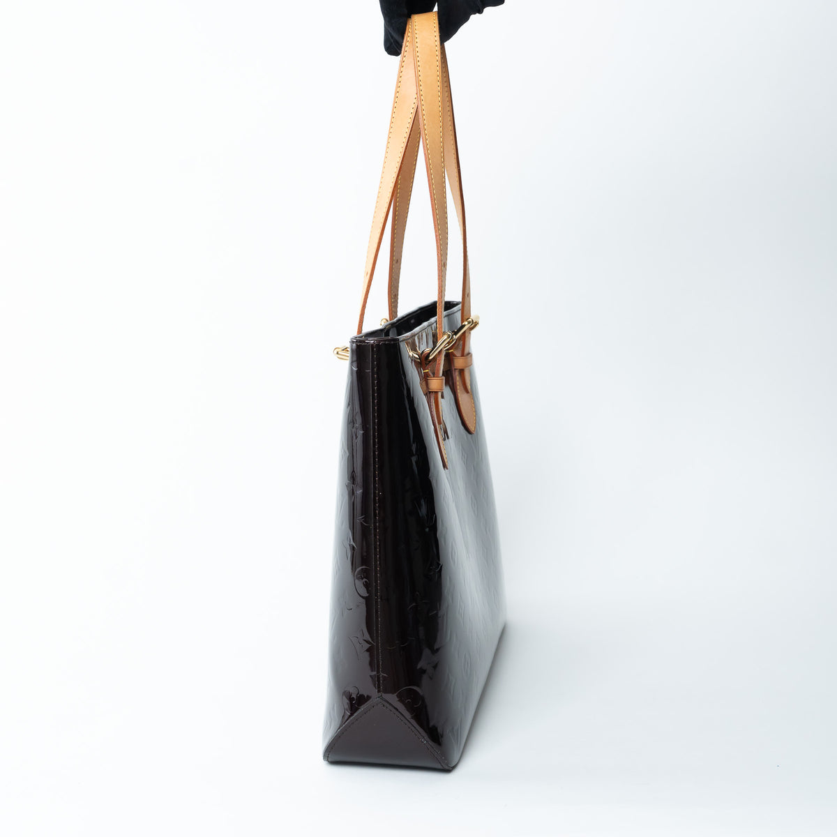 Louis Vuitton Amarante Vernis Leather Brentwood Tote Bag