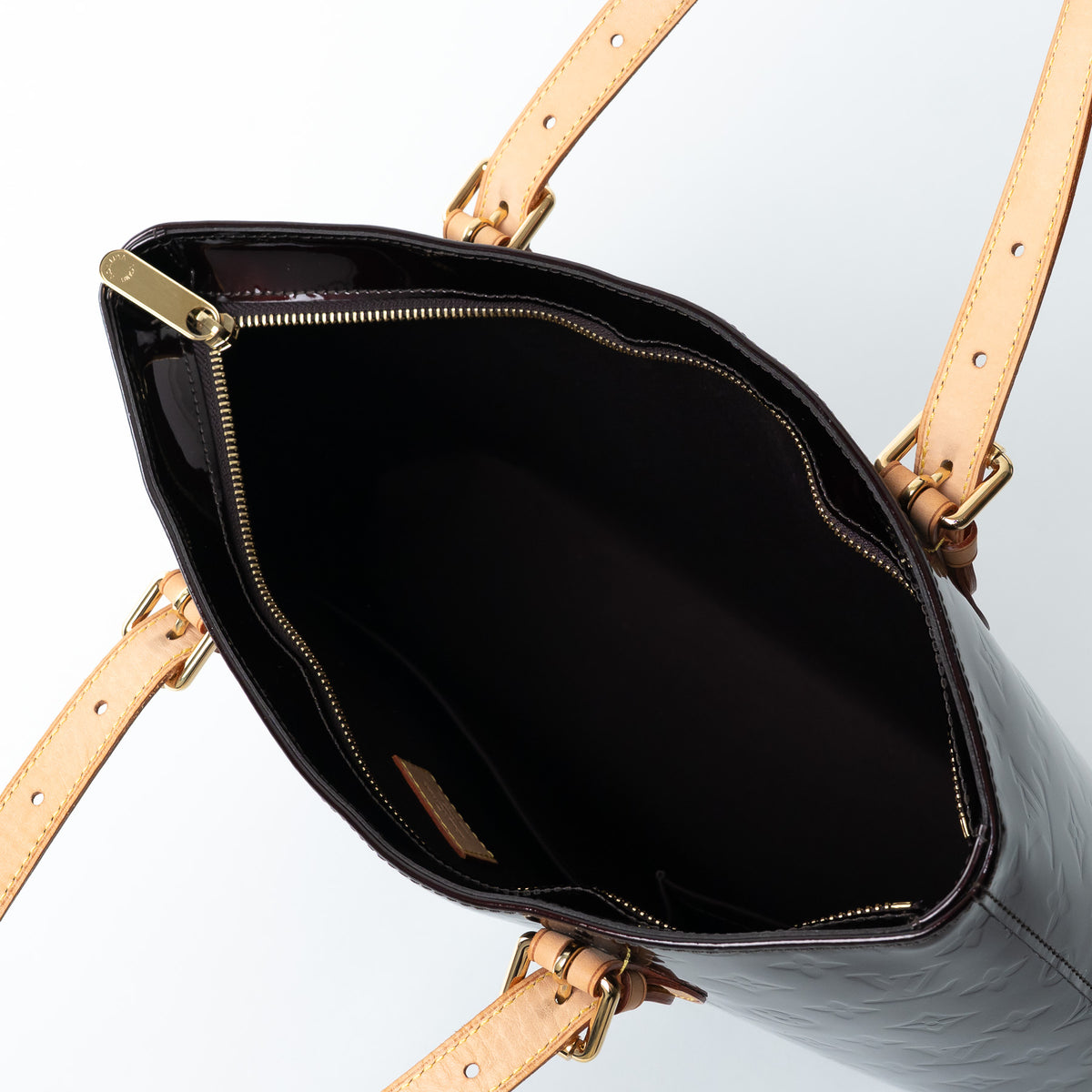 Louis Vuitton Amarante Vernis Leather Brentwood Tote Bag