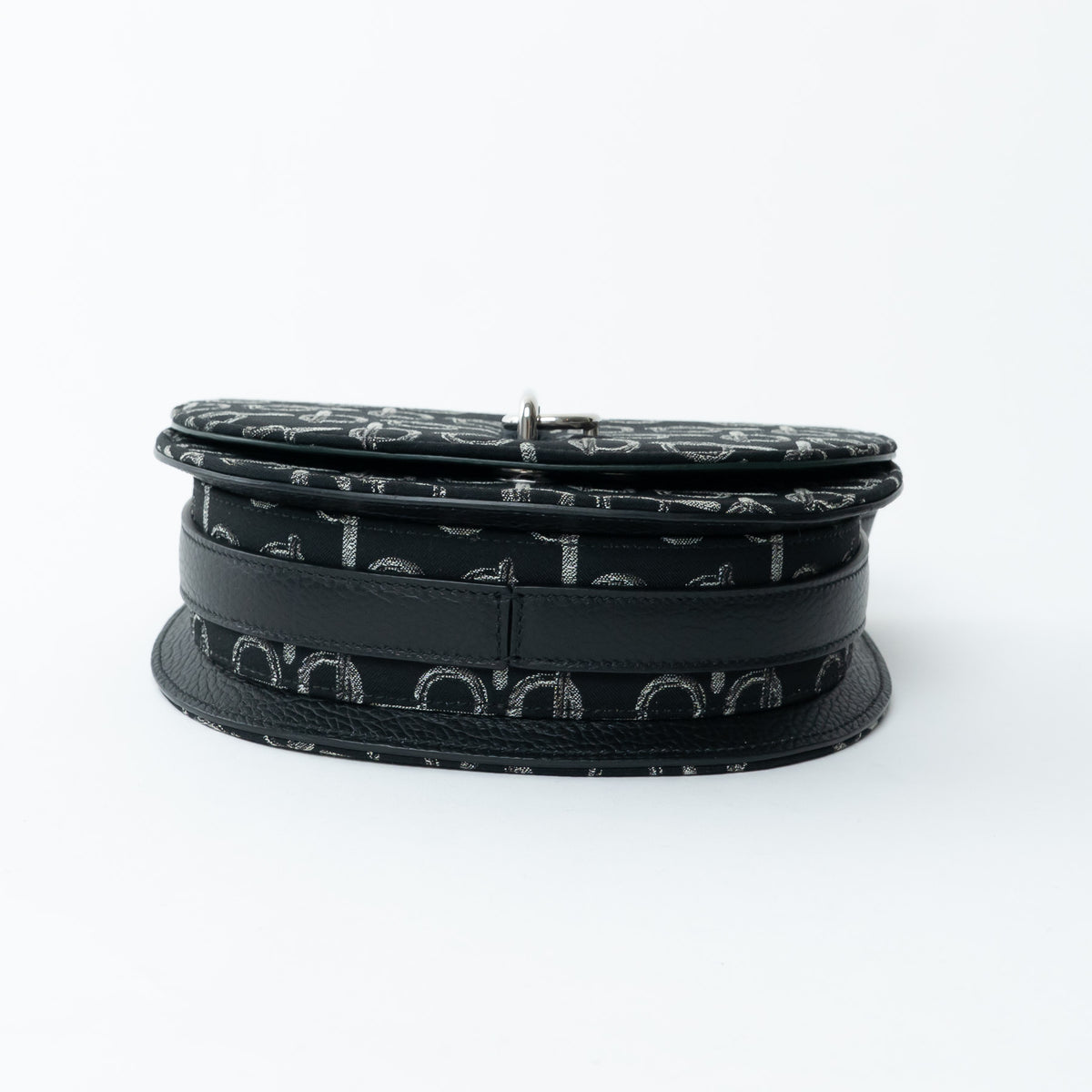 Burberry Black Monogram Canvas Crossbody Bag