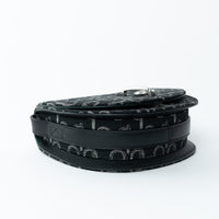 Burberry Black Monogram Canvas Crossbody Bag