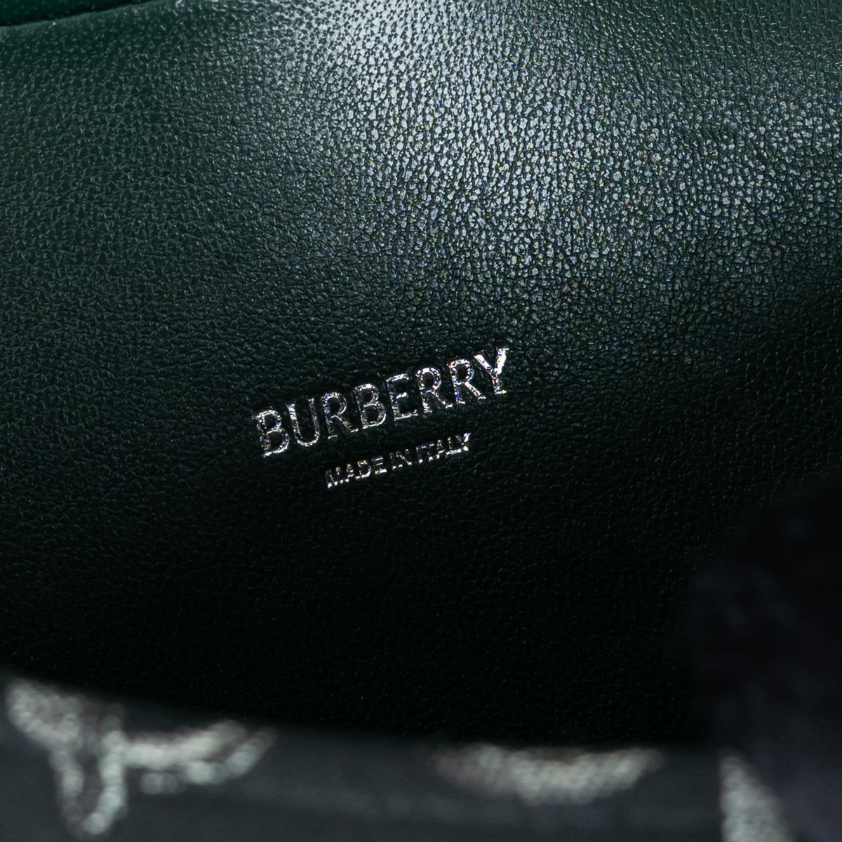 Burberry Black Monogram Canvas Crossbody Bag