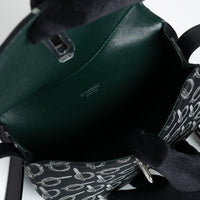 Burberry Black Monogram Canvas Crossbody Bag