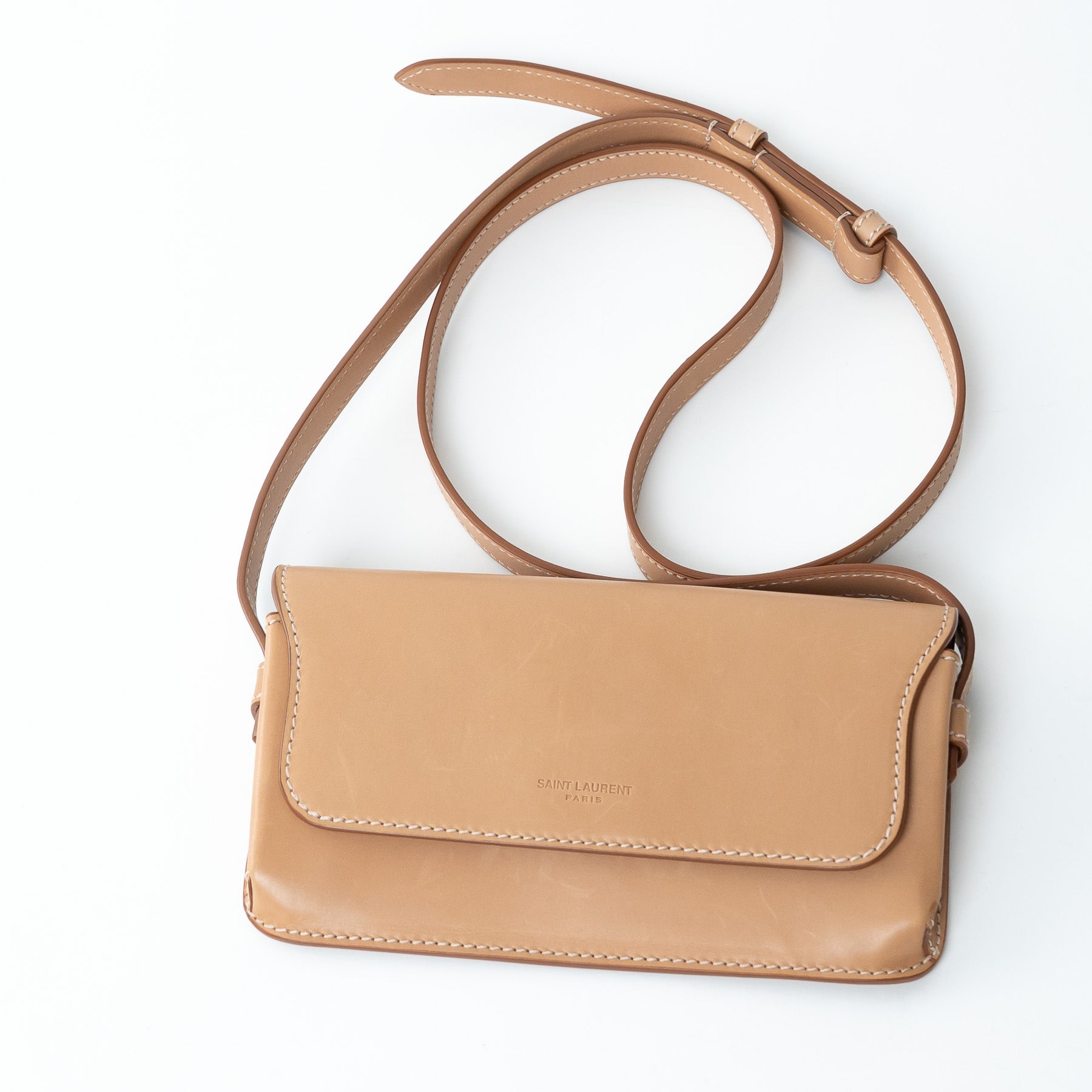Saint Laurent Tan Leather Eyeglass Crossbody Bag – LFC Ltd