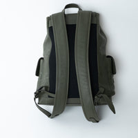 Gucci Khaki Green Pebbled GG Embossed Leather Backpack