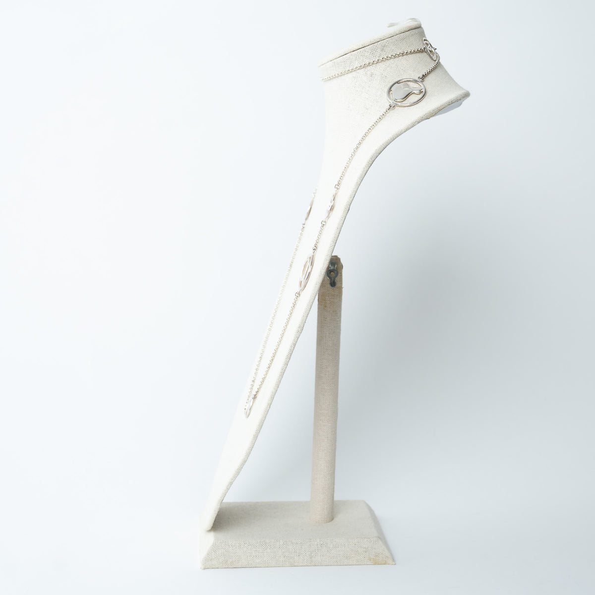 Hermes Sterling Silver Equestrian Charm Necklace