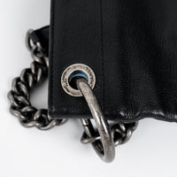 Pre-Loved Chanel™ Black Grained Leather Oser Sans Poser Messenger Bag