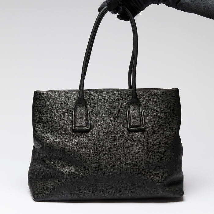 Bottega Veneta Black Saint Germain Leather Chain Tote Bag